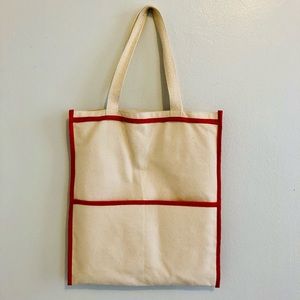 Handmade canvas tote bag